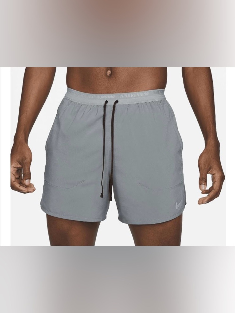 Nike Men’s Light Green Athletic Running Shorts with Black Drawstring size XXL